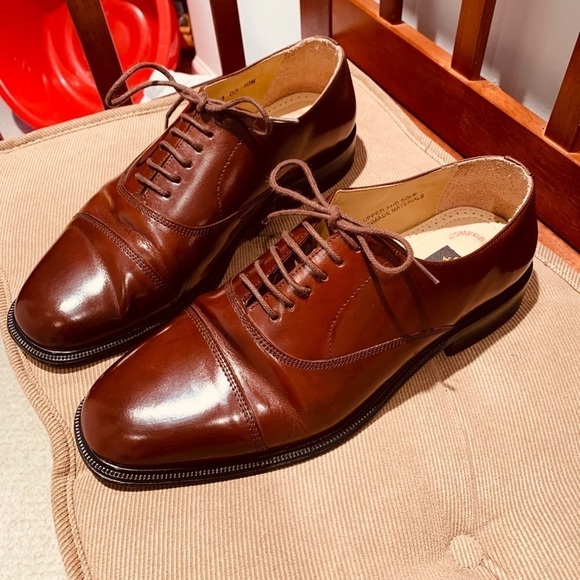 Men's Stacy Adams Cap Toe Oxford Leather #23341 - Picture 2 of 8